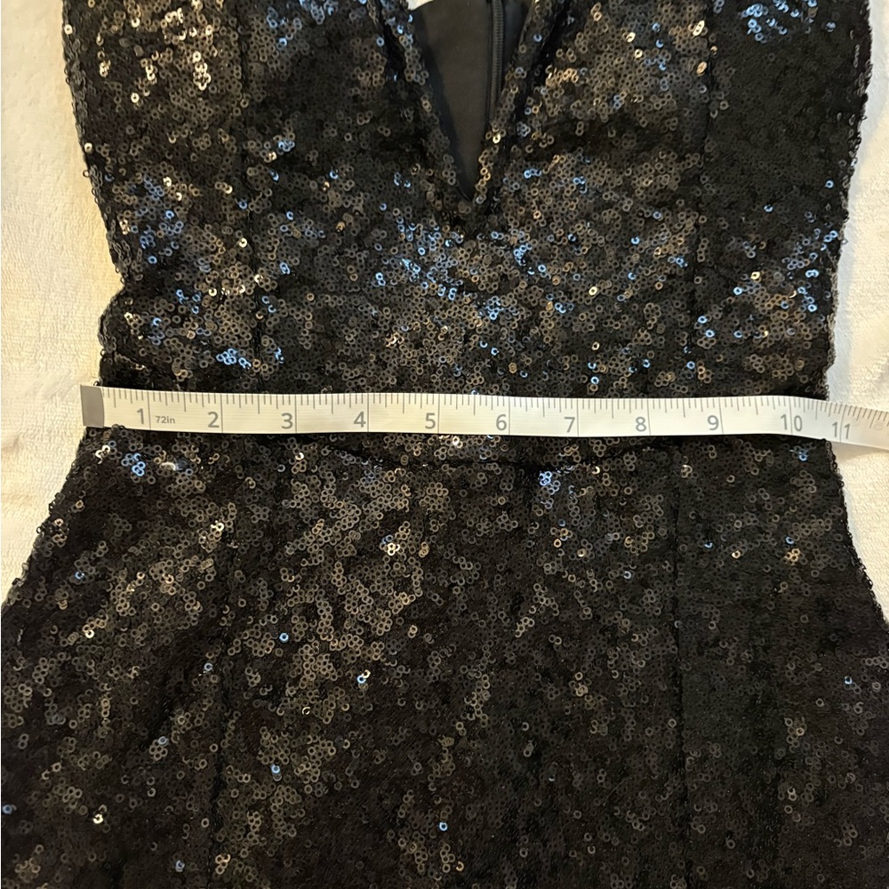 Tobi Black Strapless Sequin Mini Dress | Party | Glam | Birthday | Bachelorette - Picture 8 of 15